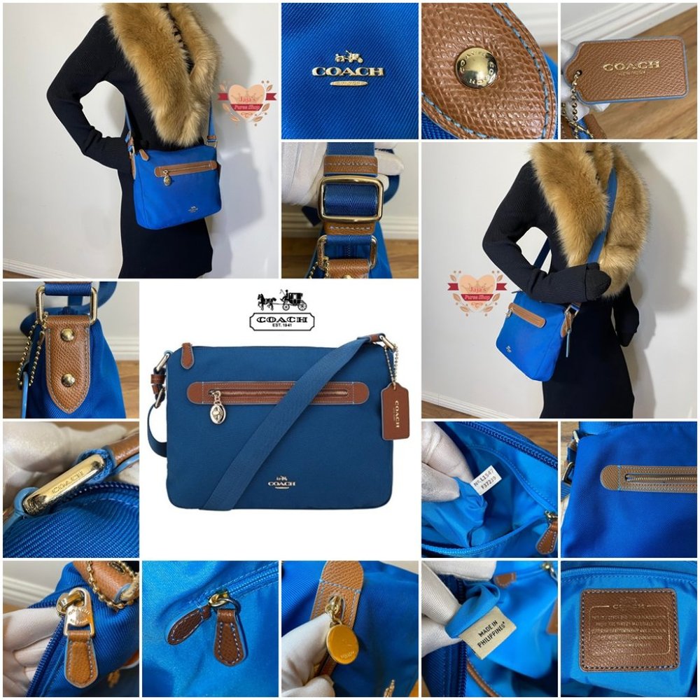 💙Coach Fabric-Polyester W/ Leather Bag💙 - Picture 15 of 16